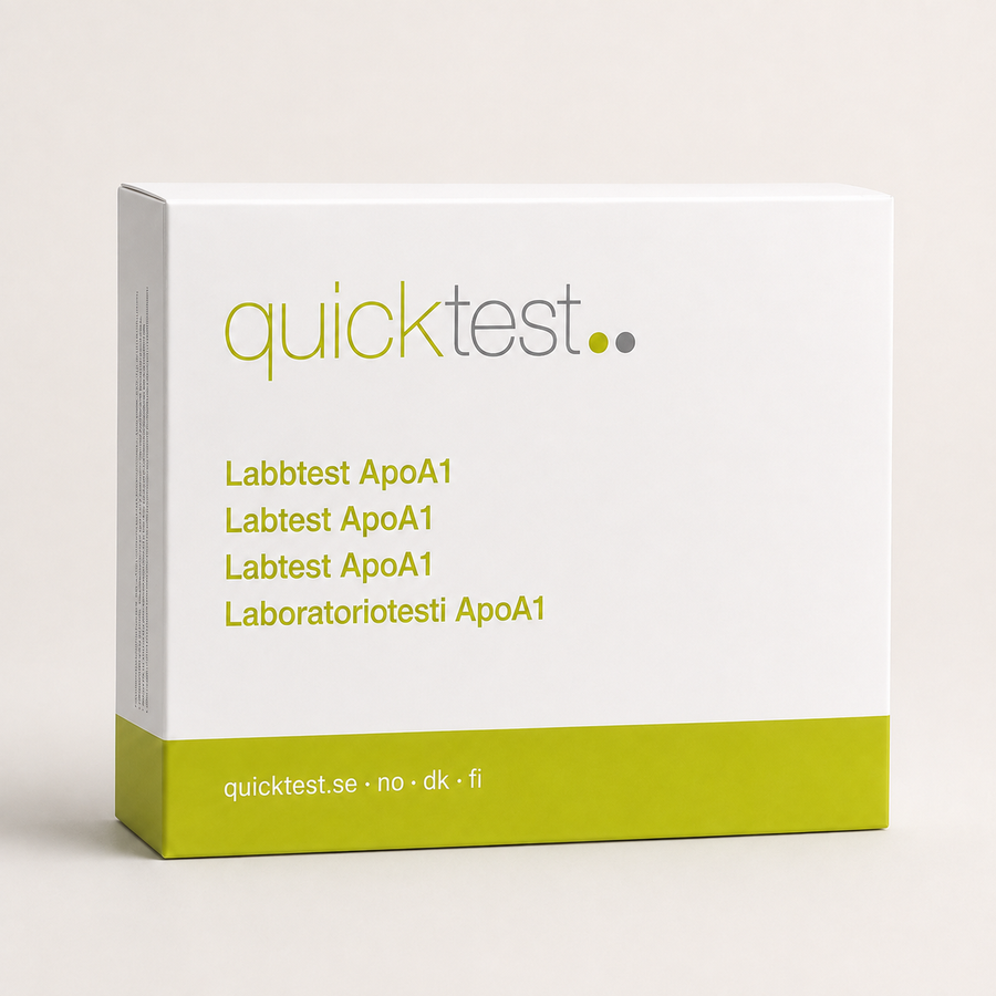 ApoA1-test – Quicktest labbtest, förpackning