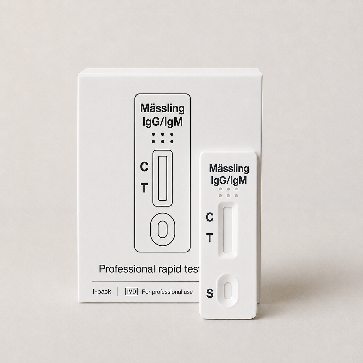 Mässling IgG/IgM Snabbtest 1-pack - Professionellt bruk