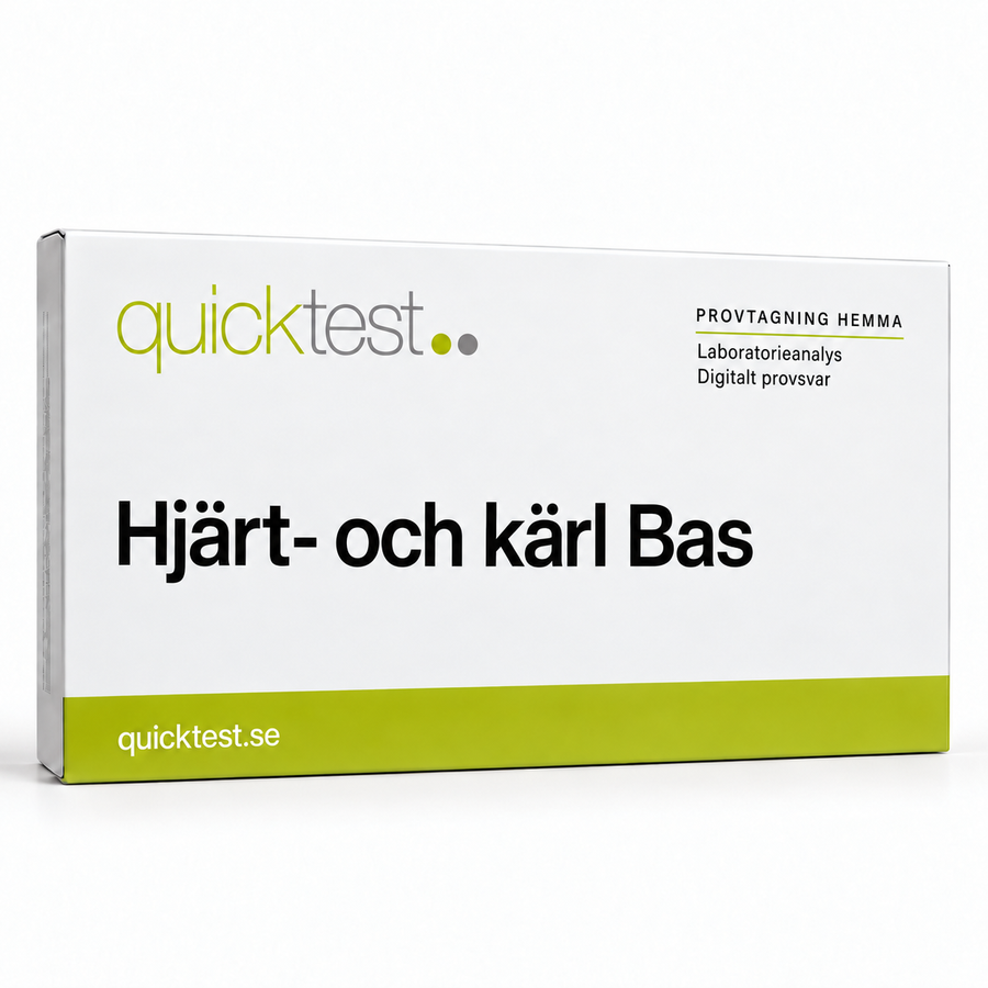 Quicktest Hjärt- och kärl Bas – svensk produktbild