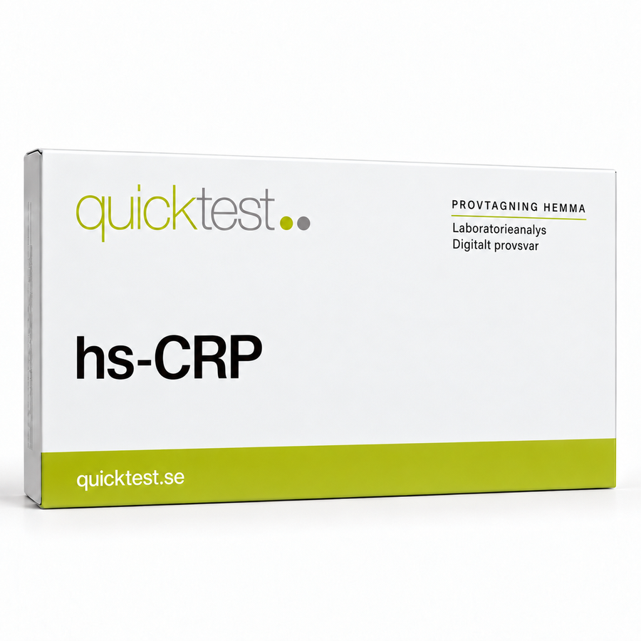 Quicktest hs-CRP – svensk produktbild