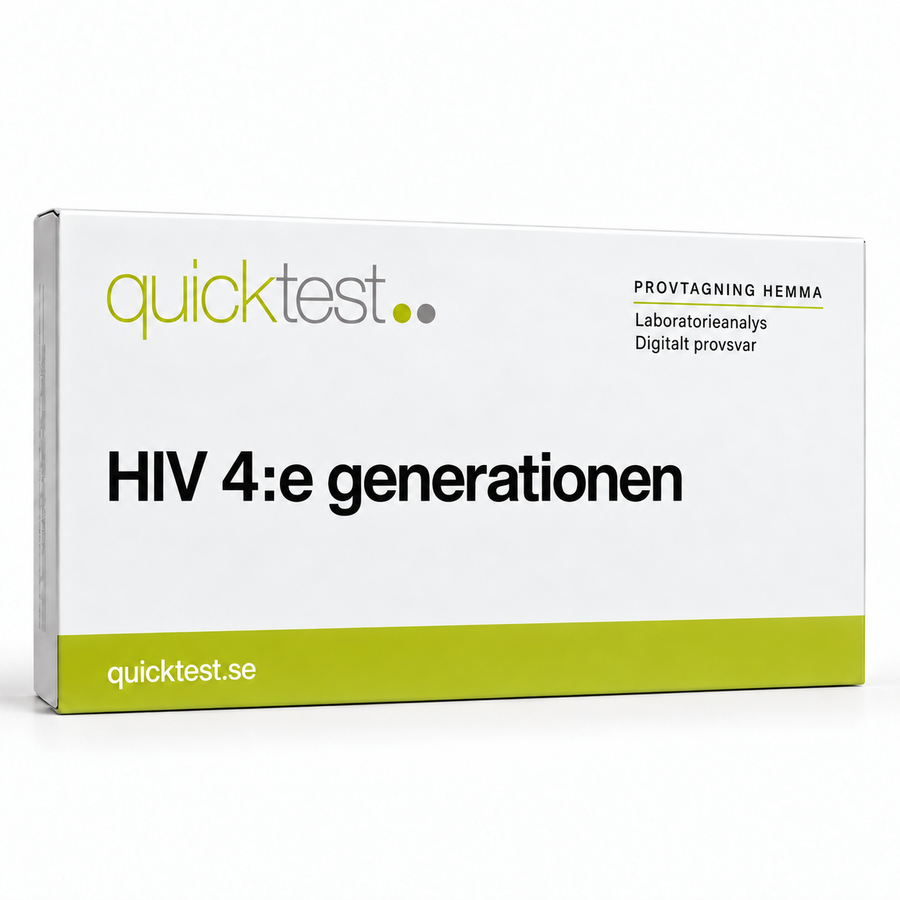 Quicktest HIV 4:e generationen – svensk produktbild