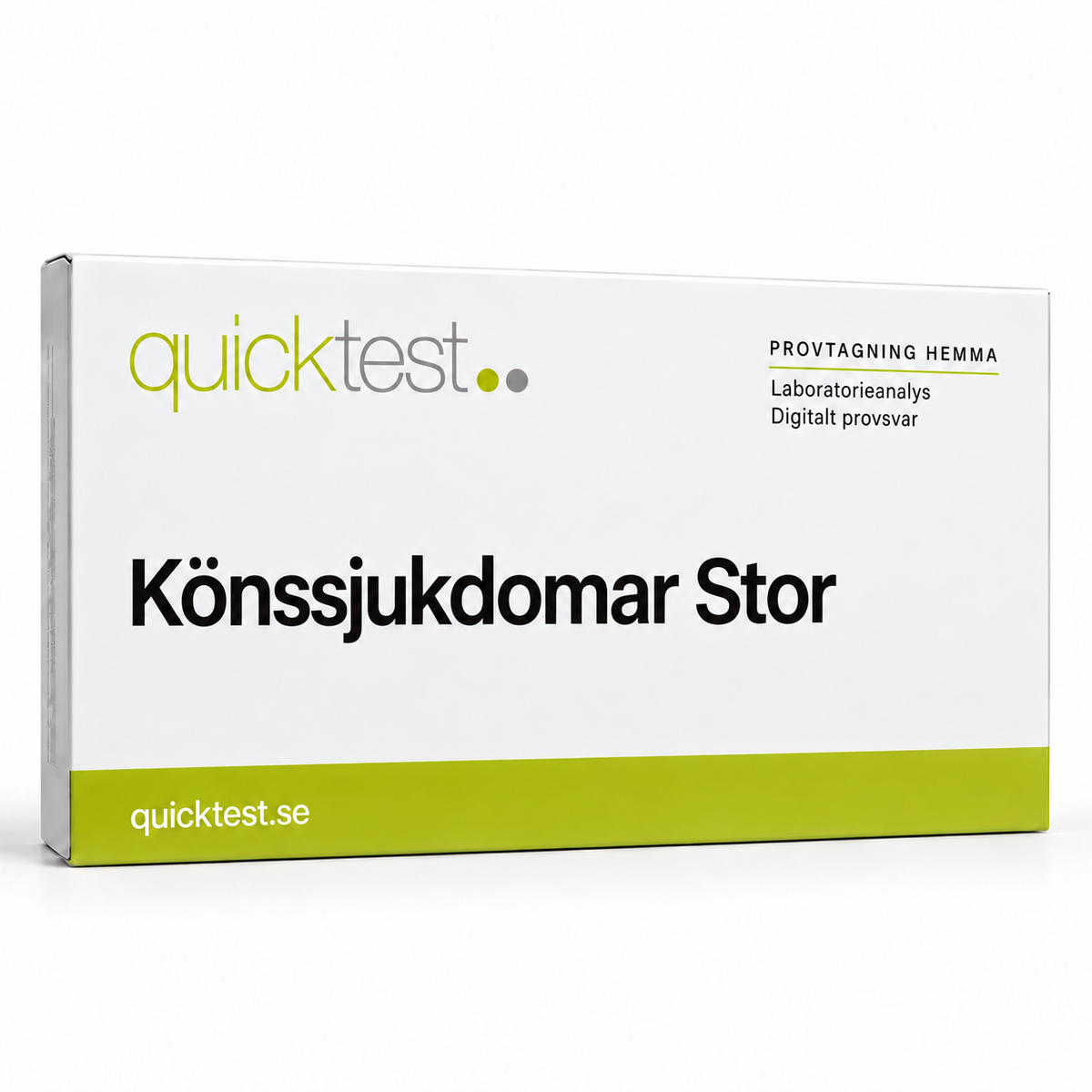 Quicktest Könssjukdomar Stor – svensk produktbild