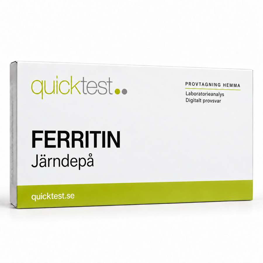 Quicktest FERRITIN – Järndepå – svensk produktbild