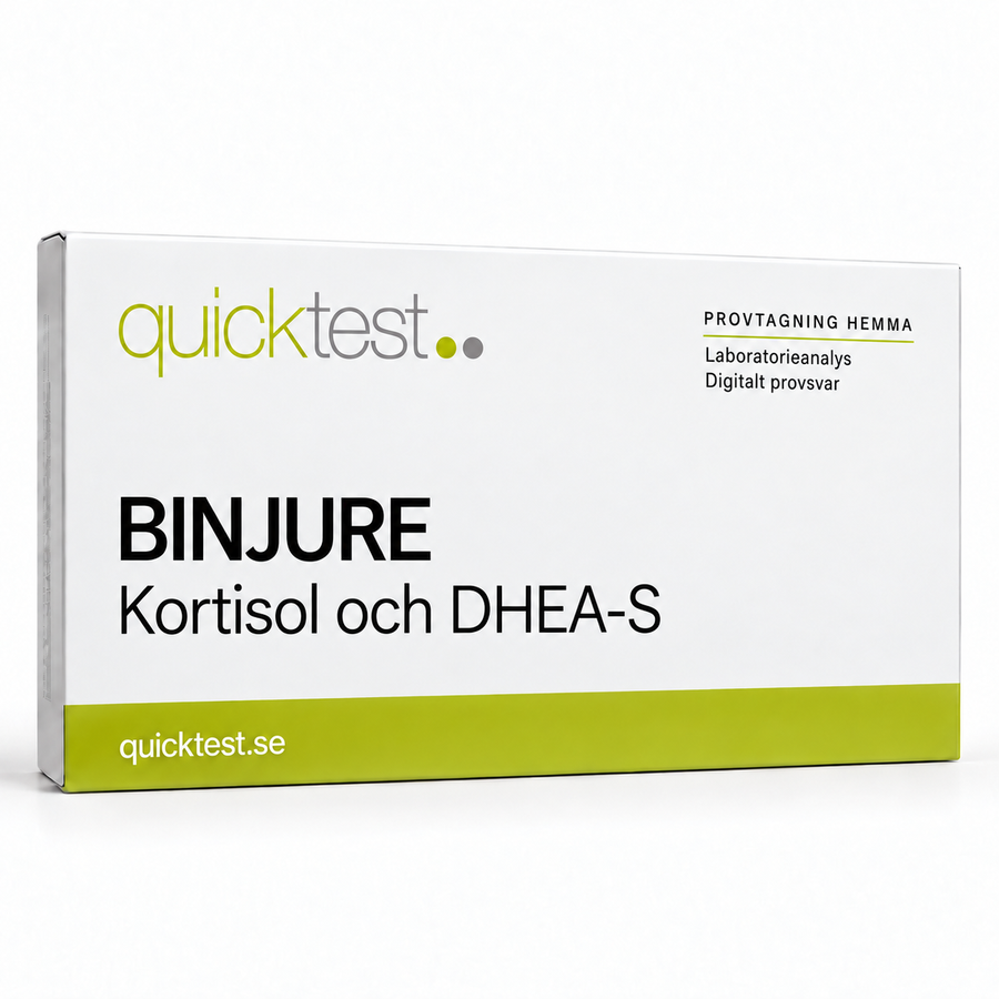 Quicktest BINJURE – Kortisol och DHEA-S – svensk produktbild