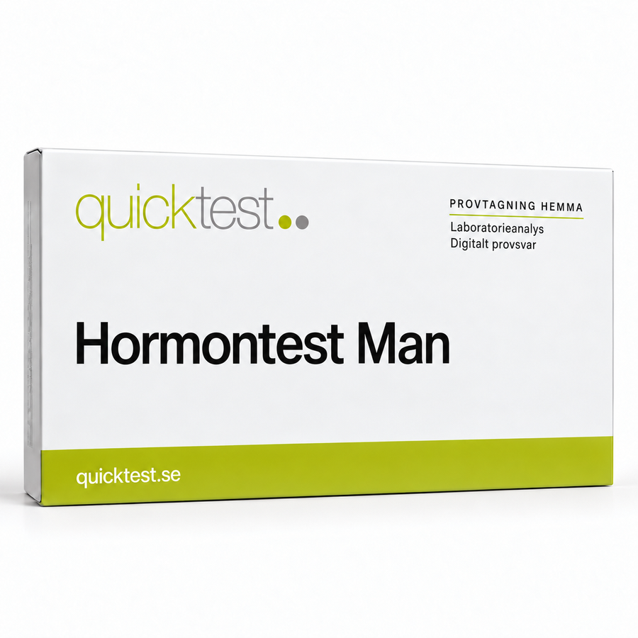 Quicktest Hormontest Man – svensk produktbild