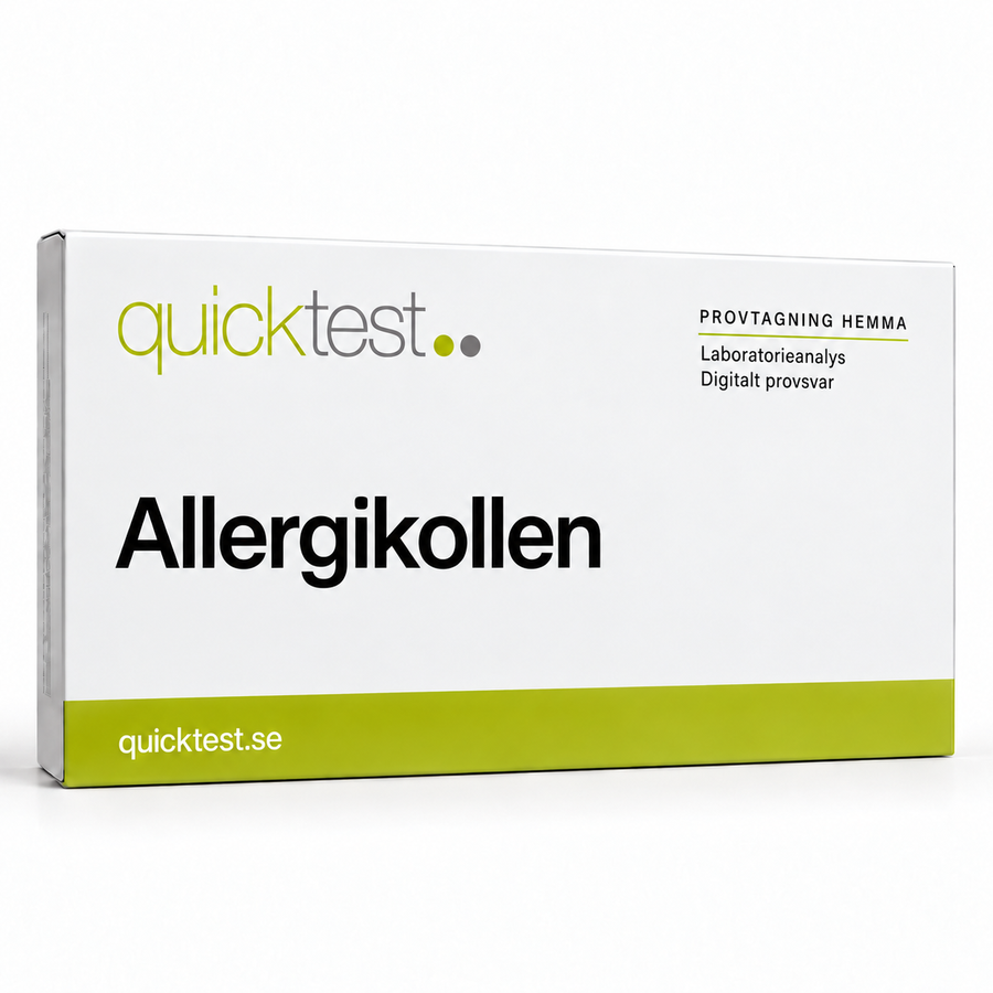 Quicktest Allergikollen – svensk produktbild