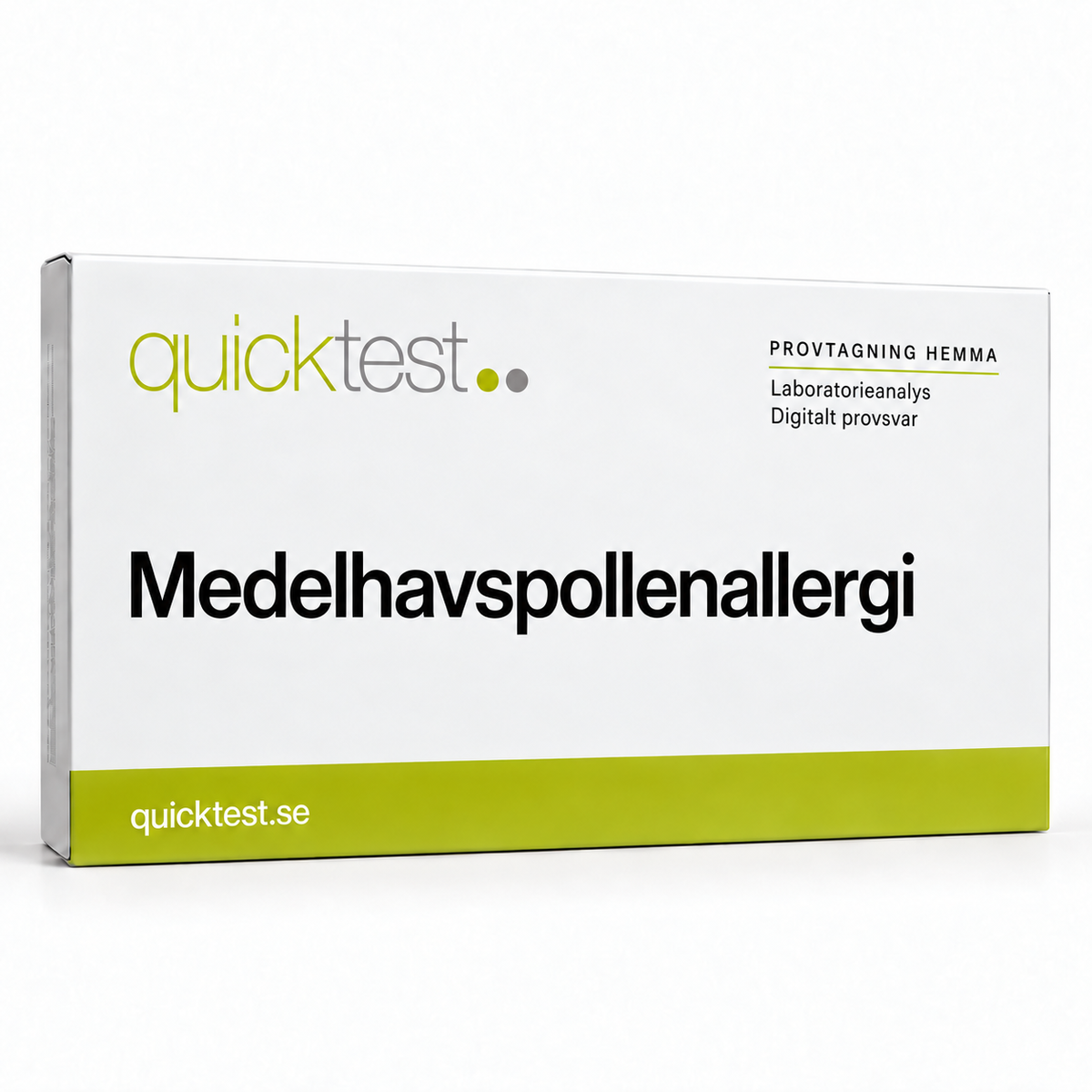 Quicktest Medelhavspollenallergi – svensk produktbild