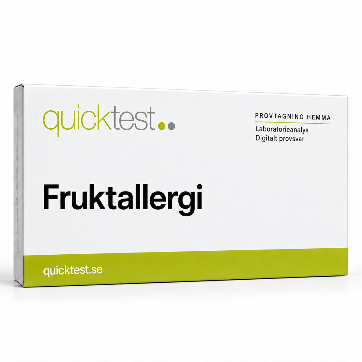Quicktest Fruktallergi – svensk produktbild