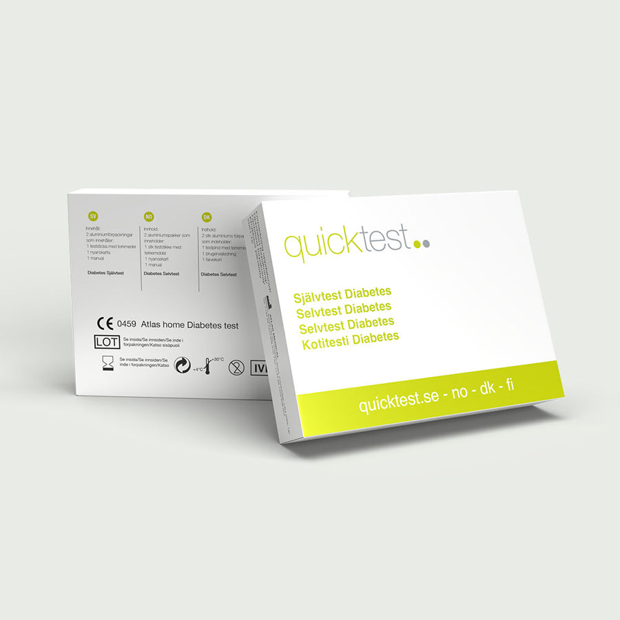 Diabetestest 2-pack
