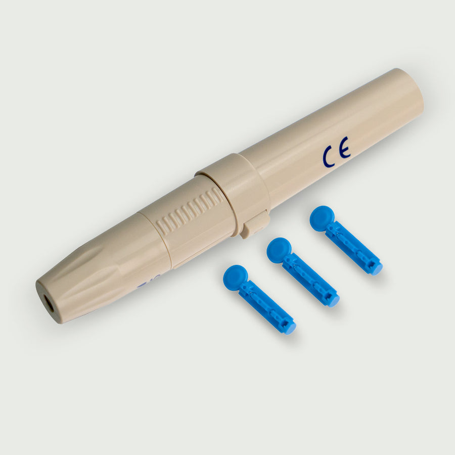 Lancet pen incl. 50 lancet needles