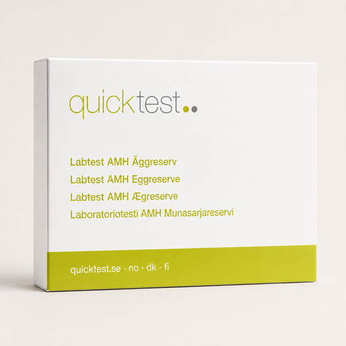 AMH-test – Äggreserv – Quicktest labbtest, förpackning