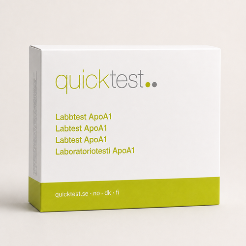 ApoA1-test – Quicktest labbtest, förpackning