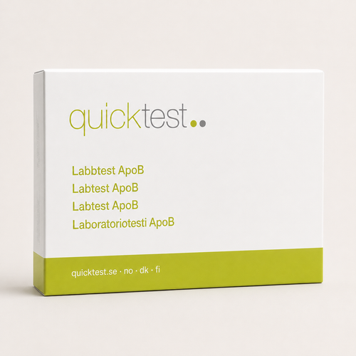 ApoB-test – Quicktest labbtest, förpackning