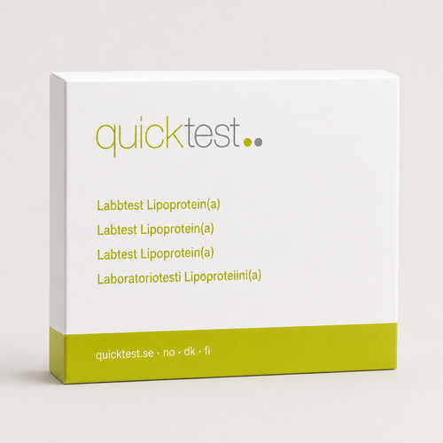 Lipoprotein(a) / Lp(a)-test – Quicktest labbtest, förpackning