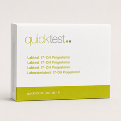 17-OH-progesterontest – Quicktest labbtest, förpackning