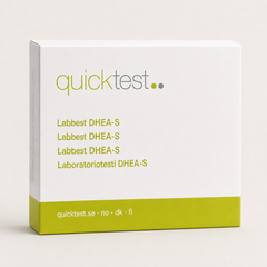 DHEA-S-test – Quicktest labbtest, förpackning