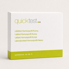 Hormontest för kvinnor – Komplett hormonprofil – Quicktest labbtest, förpackning