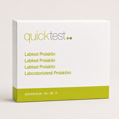 Prolaktintest – Quicktest labbtest, förpackning
