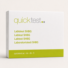 SHBG-test – Quicktest labbtest, förpackning