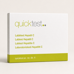 Hepatit C-test – Labbprofil – Quicktest labbtest, förpackning