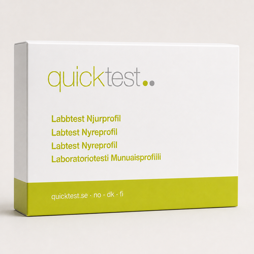 Njurtest – Labbprofil – Quicktest labbtest, förpackning