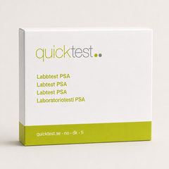 PSA-test – Labbprofil – Quicktest labbtest, förpackning
