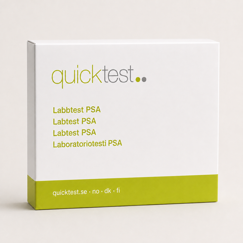 PSA-test – Labbprofil – Quicktest labbtest, förpackning