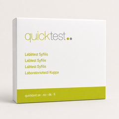 Syfilistest – Labbprofil – Quicktest labbtest, förpackning