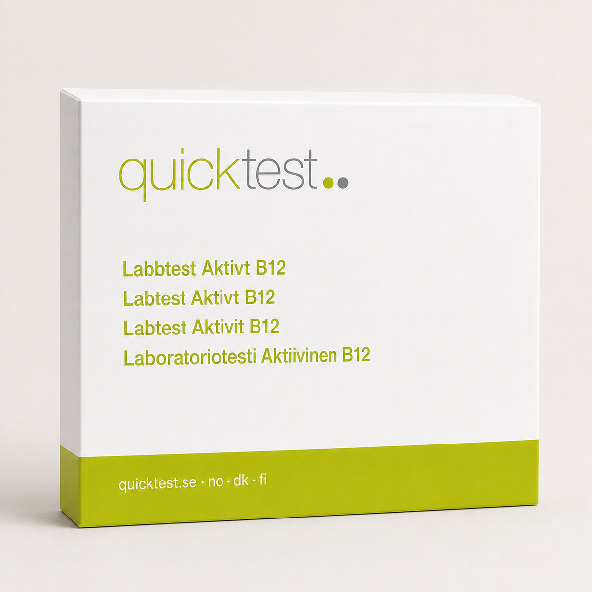 B12-test – Quicktest labbtest, förpackning