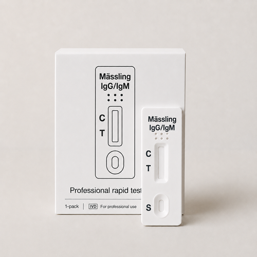 Mässling IgG/IgM Snabbtest 1-pack - Professionellt bruk