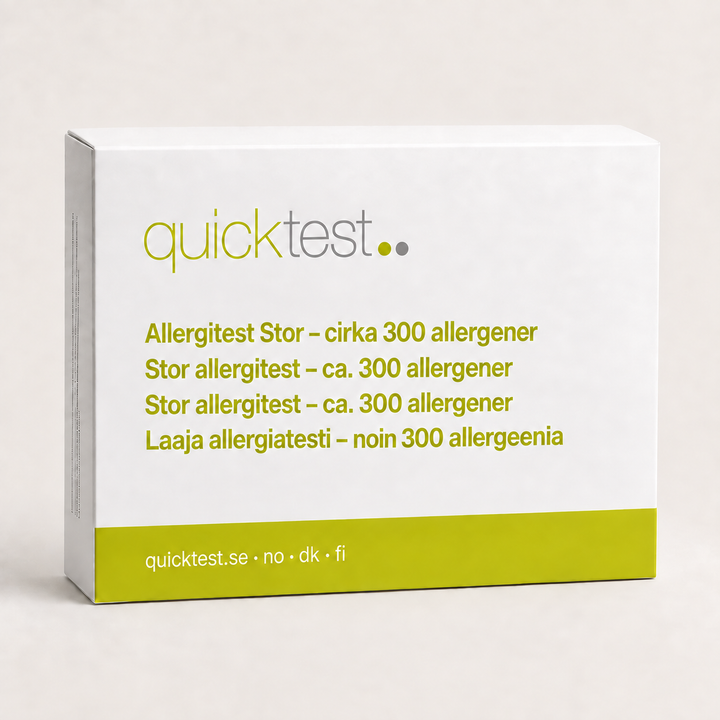 Allergi Stor (cirka 300 allergener) Labbtest - Provtagning Hemma