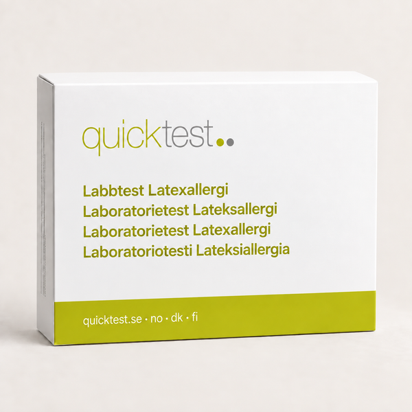 Latexallergi Labbtest - Provtagning Hemma