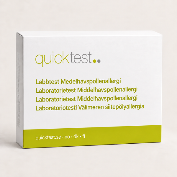 Medelhavspollenallergi Labbtest - Provtagning Hemma