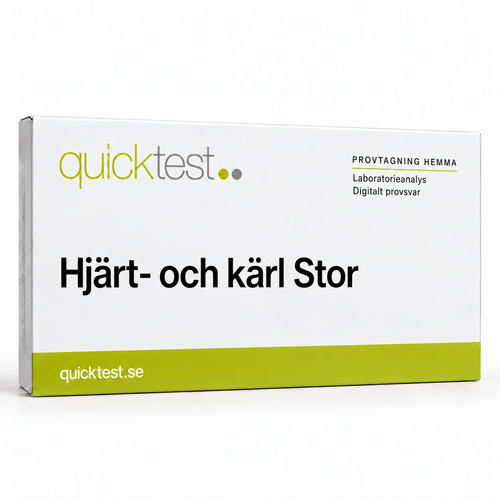 Quicktest Hjärt- och kärl Stor – svensk produktbild