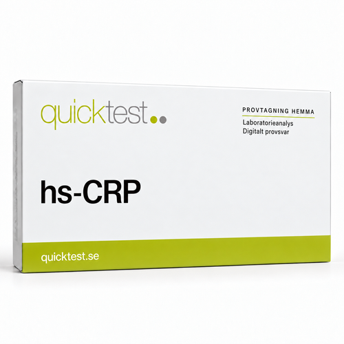 Quicktest hs-CRP – svensk produktbild