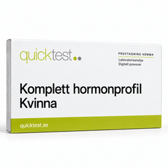 Quicktest Komplett hormonprofil Kvinna – svensk produktbild