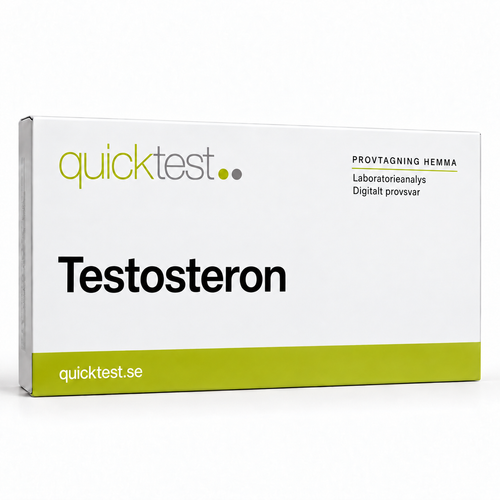 Quicktest Testosteron – svensk produktbild