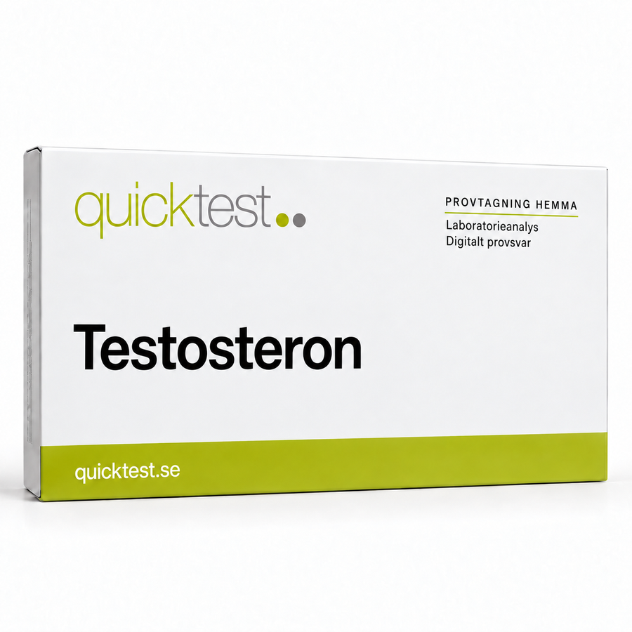Quicktest Testosteron – svensk produktbild