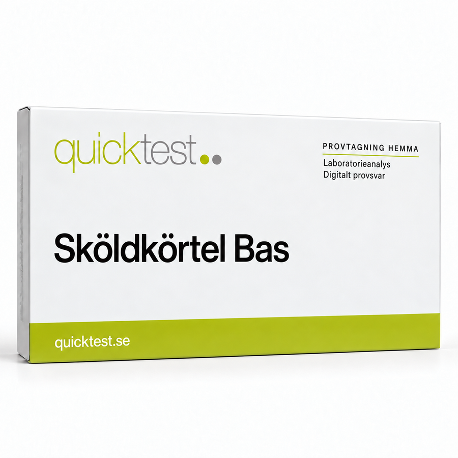 Quicktest Sköldkörtel Bas – svensk produktbild