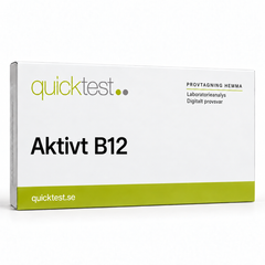 Quicktest Aktivt B12 – svensk produktbild