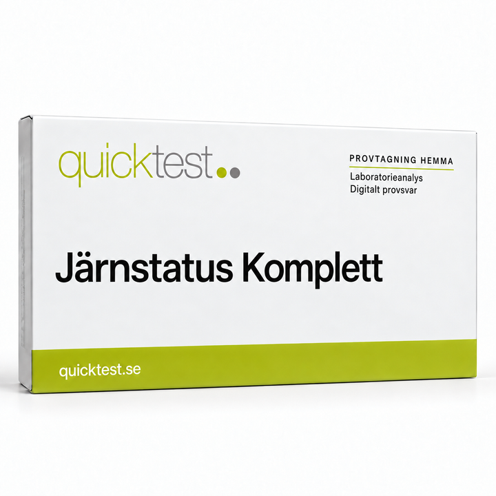 Quicktest Järnstatus Komplett – svensk produktbild