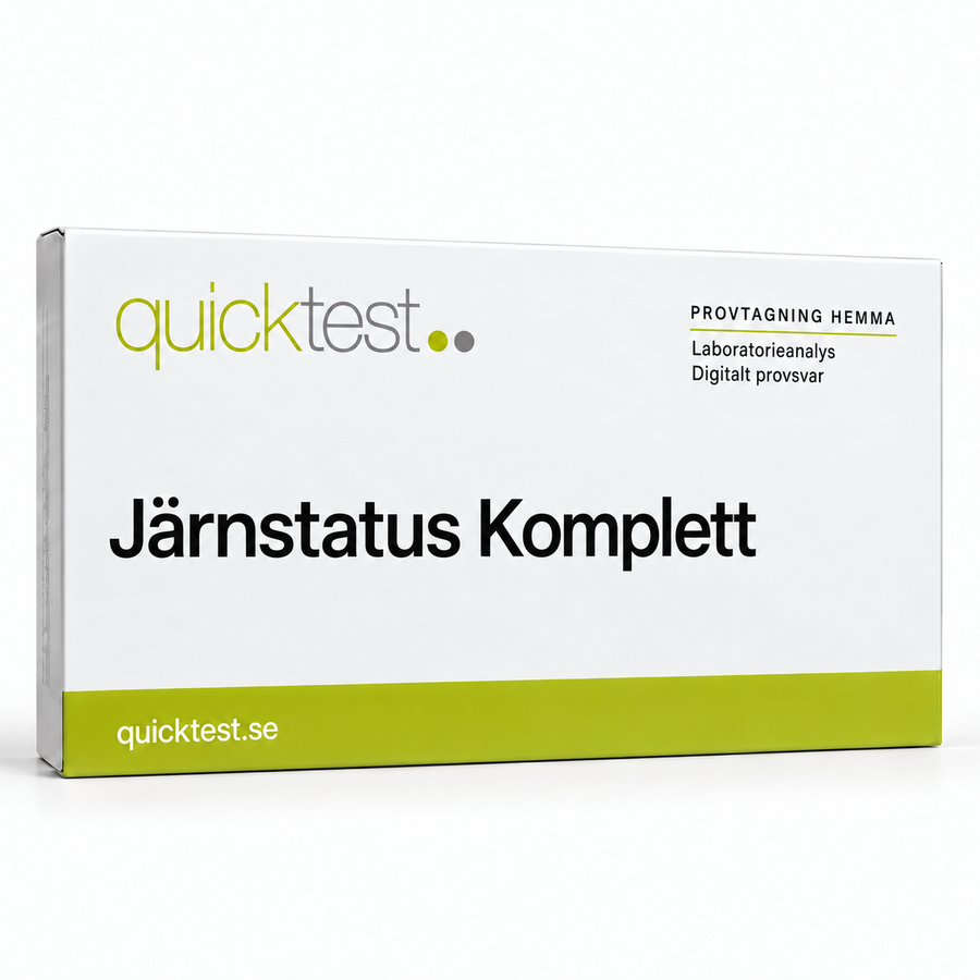 Quicktest Järnstatus Komplett – svensk produktbild
