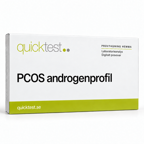 Quicktest PCOS androgenprofil – svensk produktbild