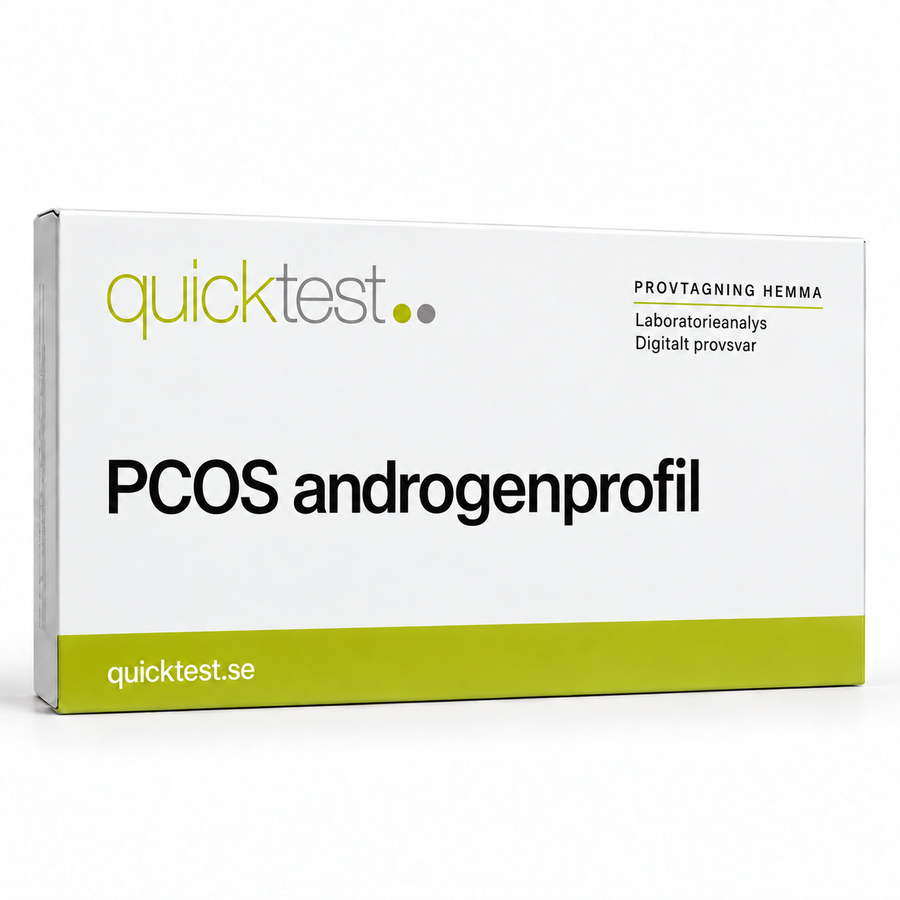 Quicktest PCOS androgenprofil – svensk produktbild