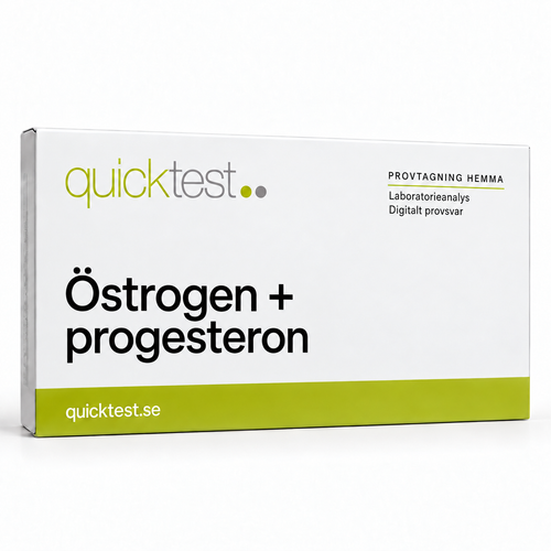 Quicktest Östrogen + progesteron – svensk produktbild