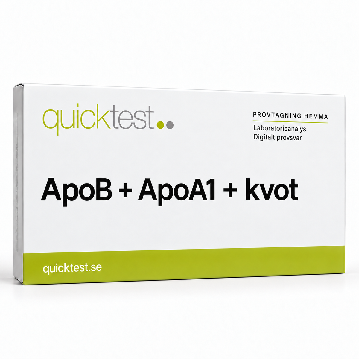 Quicktest ApoB + ApoA1 + kvot – svensk produktbild