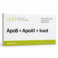 Quicktest ApoB + ApoA1 + kvot – svensk produktbild