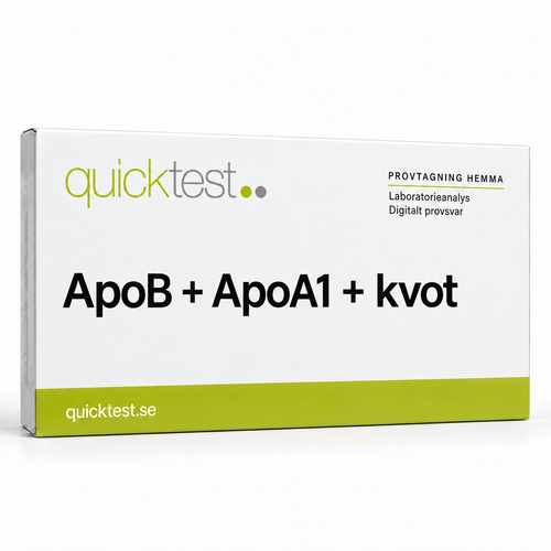 Quicktest ApoB + ApoA1 + kvot – svensk produktbild