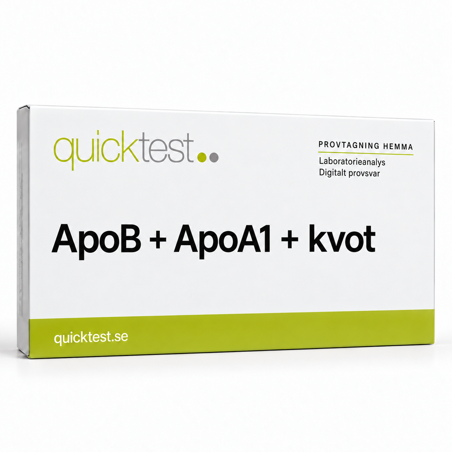 Quicktest ApoB + ApoA1 + kvot – svensk produktbild
