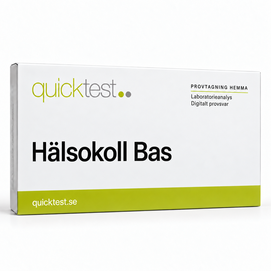 Quicktest Hälsokoll Bas – svensk produktbild
